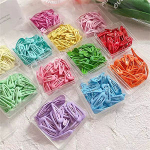 Solid color 3cm baby bb clip shiny and fashionable cute small hair clip side hair breaking bang clip