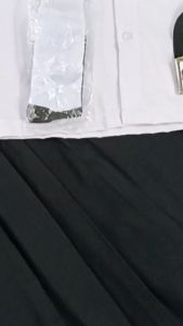 setelan seragam sekolah hitam putih perempuan panjang sd kelas 1-6