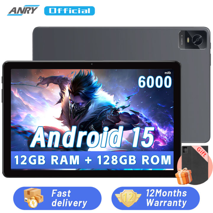 Tablets, 10.1inch Android 15 Tablet with 12GB RAM 128GB ROM 1TB Expand ...