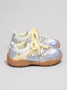 Warrior | Womens 2025 Fall/Winter New Style Versatile Thick Sole Dad Shoes Breathable Lightweight Casual Outdoor Hiking Shoes