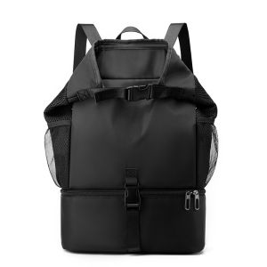 MLZH | Drawstring Large Capacity Waterproof Separate Shoe Compartment Travel Backpack