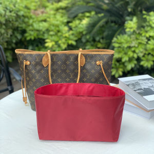 Simple Smile for Lv Neverfull BB/Small/Medium Tote Waterproof Nylon Silks and Satins Liner Bag