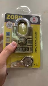 Ổ khóa Zoro đầu Báo 6 phân 4 chìa Chống cắt