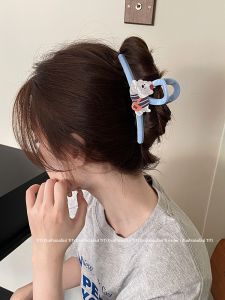 กิ๊บติดผมรูปสุนัขแอปเปิ้ลสีฟ้าสดใส ตกแต่งผมสไตล์เกาหลี ดีไซน์เก๋ไก๋ ที่คาดผมสไตล์หวานๆ สำหรับผู้หญิง