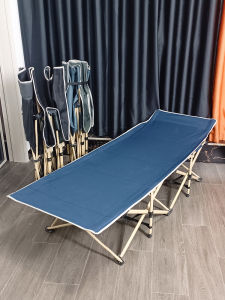 เตียงพับสำหรับนอนพักเที่ยงในออฟฟิศ สะดวกสบาย ง่ายต่อการเก็บเกี่ยว ใช้ได้กับกลางแจ้ง สำหรับการเดินทางและปีนเขา