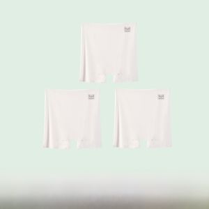 miiow | Cat Woman Safety Pants Ice Silk Thin Four Corner Womens Underwear High Waist Briefs Anti-Light Walking Seamless Bottoms