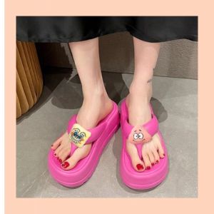 รองเท้าแฟชั่น ทรงรองเท้าหูหนี สินค้าพร้อมส่ง สุดน่ารัก เสริมส้นมาให้แล้ว สายรองเท้าเสริมส้นต้องห้ามพลาดรุ่น