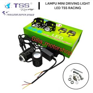Lampu Tembak D2 Mini Driving LED Light TSS Plus kipas besi Laser D2 TSS warna putih kuning set Universal Mobil Motor