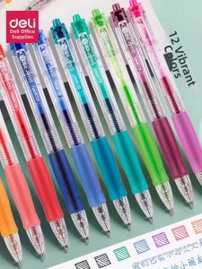 deli | Colorful Hand Account Dedicated Retractable Neutral Pen Set
