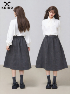 KEIKO | Drape Wrinkle-Resistant Point Collar Blouse