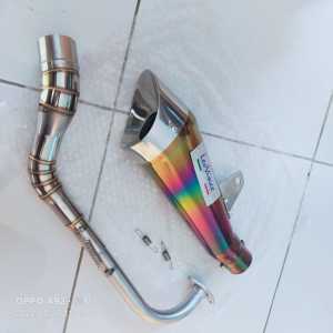Knalpot Racing LEOVINCE RAINBOW Nmax Aerox Pcx Vario Lexi Scoopy Beat Mio