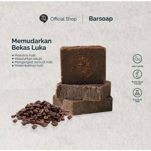 Biotalk Coffee Scrub Soap Sabun Mandi Kopi Natural Handmade untuk Bekas Luka Strechmark 120gr