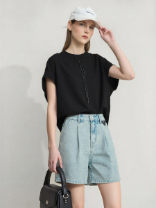 AMII | Cool Quick-drying Antibacterial UV-protective Loose T-Shirt