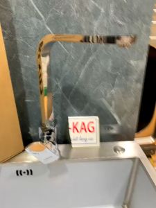 [HCM]Vòi bếp nóng lạnh Luxta KAG-LX700 cần vuông xoay 360 độ Vòi chậu rửa chén bát tay gạt êm xả nước mạnh crome bóng