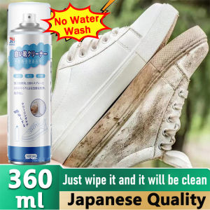 Upgraded Japanese formula 360ml White Shoe Cleaner for White Shoes For quickly removing stains from dirty shoes Whitening Shoes Sneaker Cleaner Sole Whitener Shoes Care yellow stain Remover for shoes
