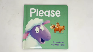 Learn How To Say Please Board Book to Know the Magic Word For Kids