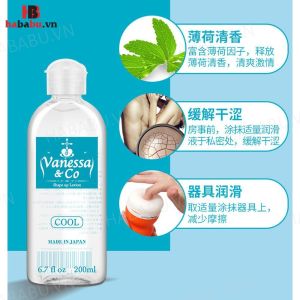 BEST SELLER 💯Gel bôi âm đạo Vanessa & Co Nhật Bản MÁT LẠNH BẠC HÀ -tăng độ ẩm cho cô bé bôi trơn cuộc yêu