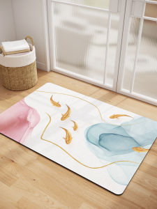 Thảm Phòng Tắm Bằng Bùn Men Silicon Siêu Thấm Hút Nhanh Khô Thảm Lớn Thảm Phòng Tắm Thảm Phòng Tắm Kiểu Nhà Tắm