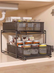MENGBINFEN | Pull-out Storage Shelf Organizer