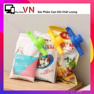 Combo 3 Dụng Cụ Kẹp Túi Thực Phẩm CÓ NẮP MỞ RÓT Tiện Lợi - Kẹp Miệng Túi Thực Phẩm - Gia Vị - Bim Bim ( Bảo Quản Thực Phẩm )