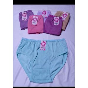 6 pcs celana dalam wanita santai CD polos harian