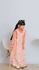 Salma Ootd Overall Anak Perempuan Kekinian - Model Terbaru Korean Style - Fashion Dress
