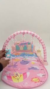 YTL เพลยิมโมบาย เปียโนดนตรี เพลยิมเปียโนเสริมพัฒนาการ สีพาสเทลน่ารัก มีไฟ มีเสียงดนตรี พร้อมแป้นเปียโน ที่นอนเด็ก พร้อมส่ง 4แบบ