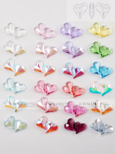 Authentic Schi Family 4809 Crystal Heart Shaped Drill Sharp Bottom Nail Art Decoration Jewelry Austrian Made Beauty Tool