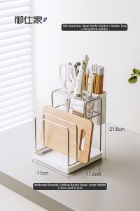 Multifunctional Stainless Steel Kitchen Storage Rack