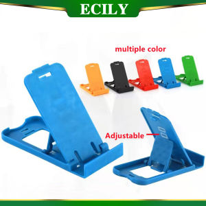ECILY  Adjustable Phone Stand Portable Compact Desktop Stand Portable Easy Household Folding Stand For i-Phone 12 13 14 Pro Max Samsung Huawei Xiaomi Flexible Folding Standing Table