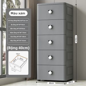 Tủ Đựng Quần Áo YOUYIDIAN Nhiều Tầng Có Ngăn Kéo Nhựa