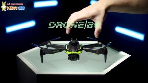 Máy bay điều khiển từ xa 4 cánh B6 Pro động cơ không chổi than 1 phím bay trở lại Cam 6K siêu nét tránh vật cản 360 - Kinakid