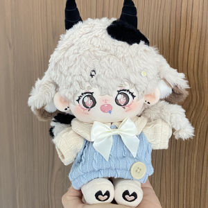 Blueberry Milk Cover Doll Clothes 20cm Cotton Doll Blue Series Cute Boy Girl Clothes in Stock Cartoon Style Plush Doll Clothes