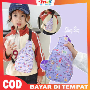 MALL Tas Anak Fashion Karakter Sling Bag Selempang Lucu Perempuan Laki Laki TA03