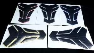 3D Carbon Fiber Motorcycle Fuel Tank Pad Protector Sticker For Kawasaki Ninja 250/300/400/650 ZX6R ZX10R Ducati Monster V2/V4