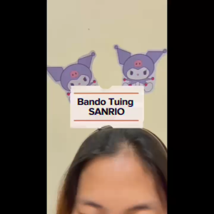 Bando Ulangtahun Sanrio / Bando Tuing Kuromi / Topi Ulangtahun Kuromi Cinnamorrol Melody / Topi Ulangtahun Custom Sanrio