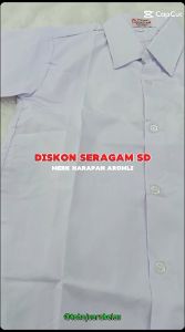 [JK] Harapan Aromli Baju Seragam Sekolah SD - Baju Putih Pendek