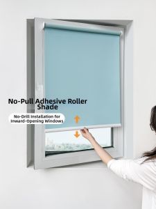 No Drill Adhesive Cordless Window Roller Blind