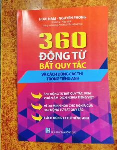 Sách - 360 Động từ bất quy tắc và cách dùng các thì trong tiếng Anh + bán kèm 1 bút viết
