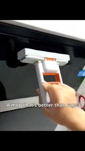 Mini Mop Span Serap Cepat Mudah Perah Tanpa Sentuh Air Kotor Ringan Praktikal Mini Sponge Mop Fast Absorb Easy Squeeze