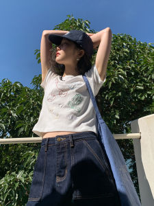 Mixd | Embroidered Round Neck T-shirt