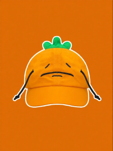 Cute Cartoon Carrot Breathable Sun-Protection Duck Bill Hat