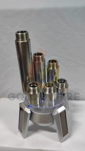 Stainless 1/2 NPT ( 20mm ) Male x 1/2 NPT ( 20mm ) Female 25mm Male Adapter Faucet Extension Connector Nipple Faucet Extender