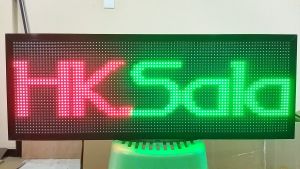 Running Text RGB FullColor 40x100cm Wifi Outdoor PROMO