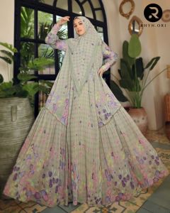 GAMIS TERBARU SYARI SYARI TRENDI BRANDED PRODUK PREMIUM FASHION MODERN MEWAH ELEGAN BAJU DRESS ETNIK MUSLIM BATIK ETNIK ANNISA