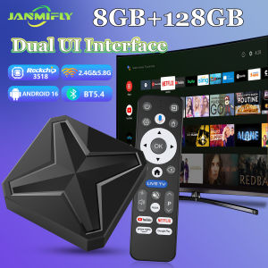 2025 New Android 16 Global Version TV Box Q1 MINI+ Dual UI Interface BT5.4 Dual Wifi 2.4G&5.8G Voice Remote Control Media Player
