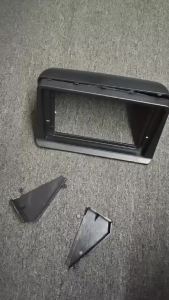2 DIN 9 Inch Radio Fascia Panel Cho Mitsubishi Pajero Montero V31 Cheetah Kingbox Stereo Khung Tấm Adapter Để Điều Hướng