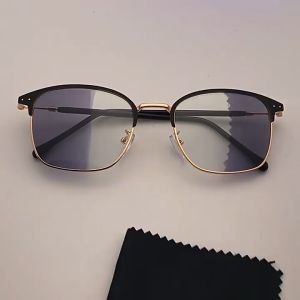 Anti Radiation Photochromic Eyeglasses Square Frame Man Woman Computer Eyewear