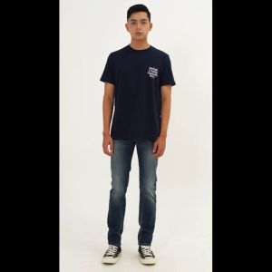 3Second Kaos Pria Lengan Pendek Regular Fit Katun Mentally Unstable OL-C671124