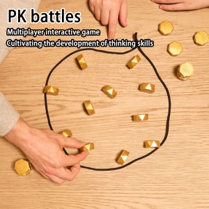 Magnetic Gold Nuggets Chess Magnetic Attraction Strategic Game Interactive Toy Two Person Battle Interactive Board Game M